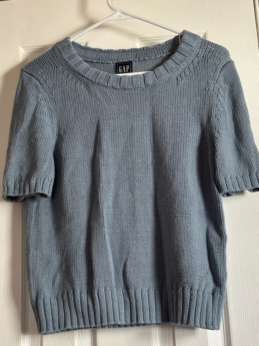 GAP Short Sleeve Knit Top - Light Blue